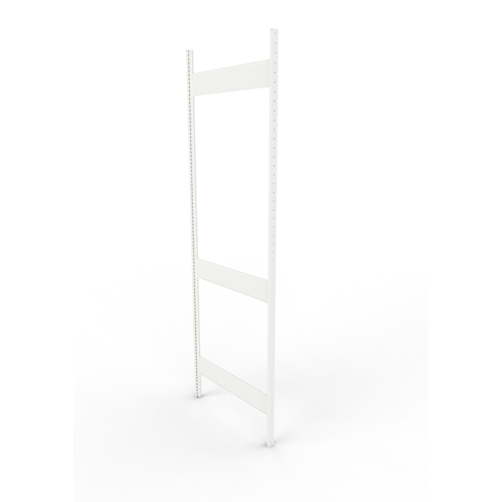 Product afbeelding: Staanderframe voor legbordstelling META, geclincht, 2 tussenruimten, hxb 2.500 x 800 mm, RAL 7035 lichtgrijs