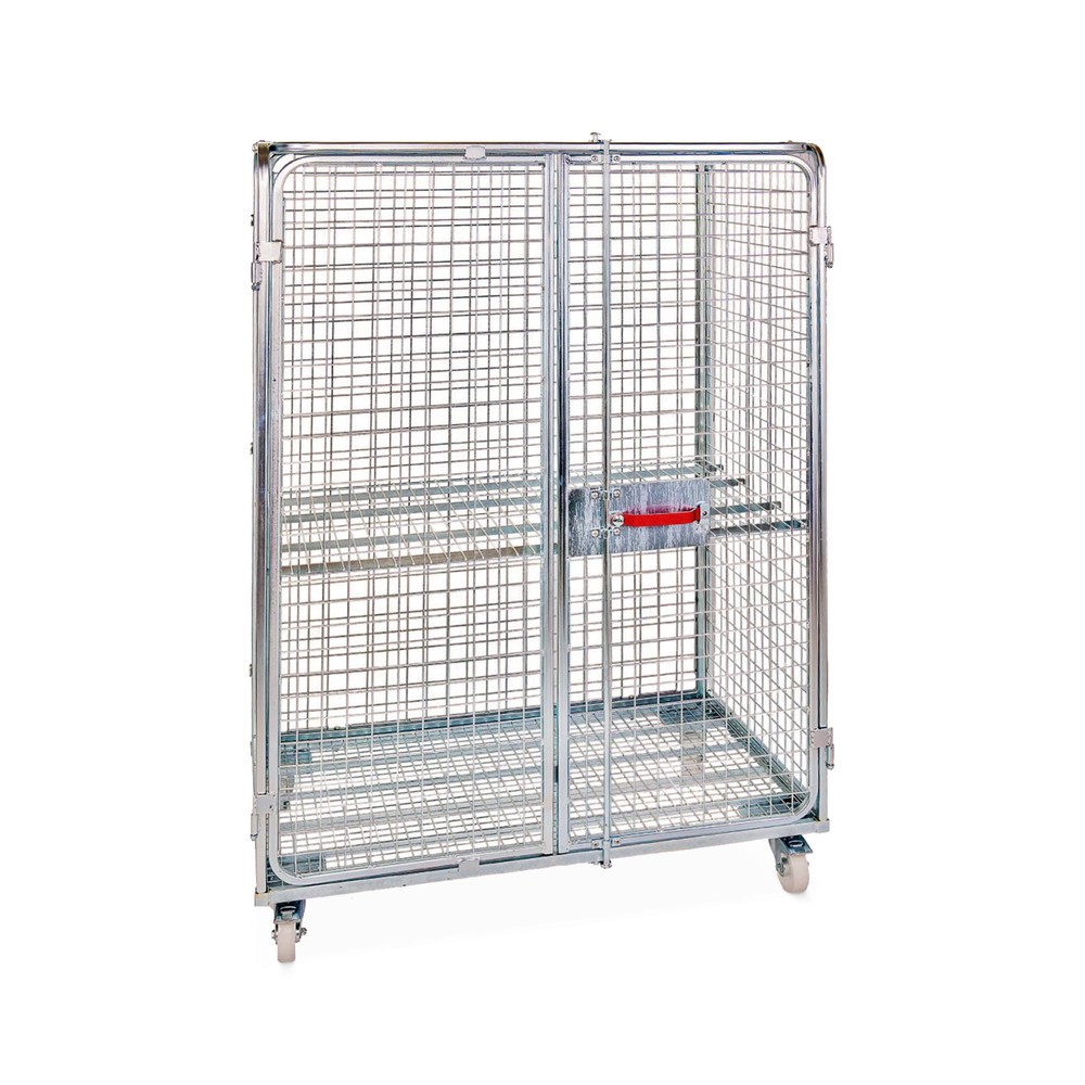 Stalen rolcontainer, antidiefstal uitvoering