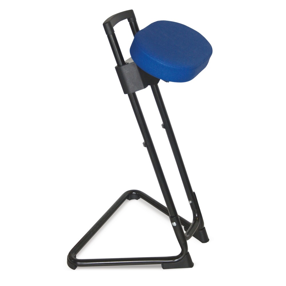 Product afbeelding: Stahulp, draai- en kantelbare zitting uit kunstleer, zithoogte 600-850 mm, vuurrood/zwart