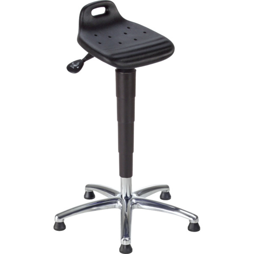 Productafbeelding nr. 3: Stahulp, draai- en kantelbare PU-zitting, zithoogte 620-880 mm, aluminium onderstel, handgreep