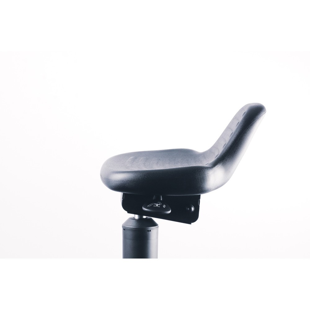 Productafbeelding nr. 5: Stahulp, draai- en kantelbare PU-zitting, zithoogte 620-890 mm, stalen onderstel, korte rugleuning