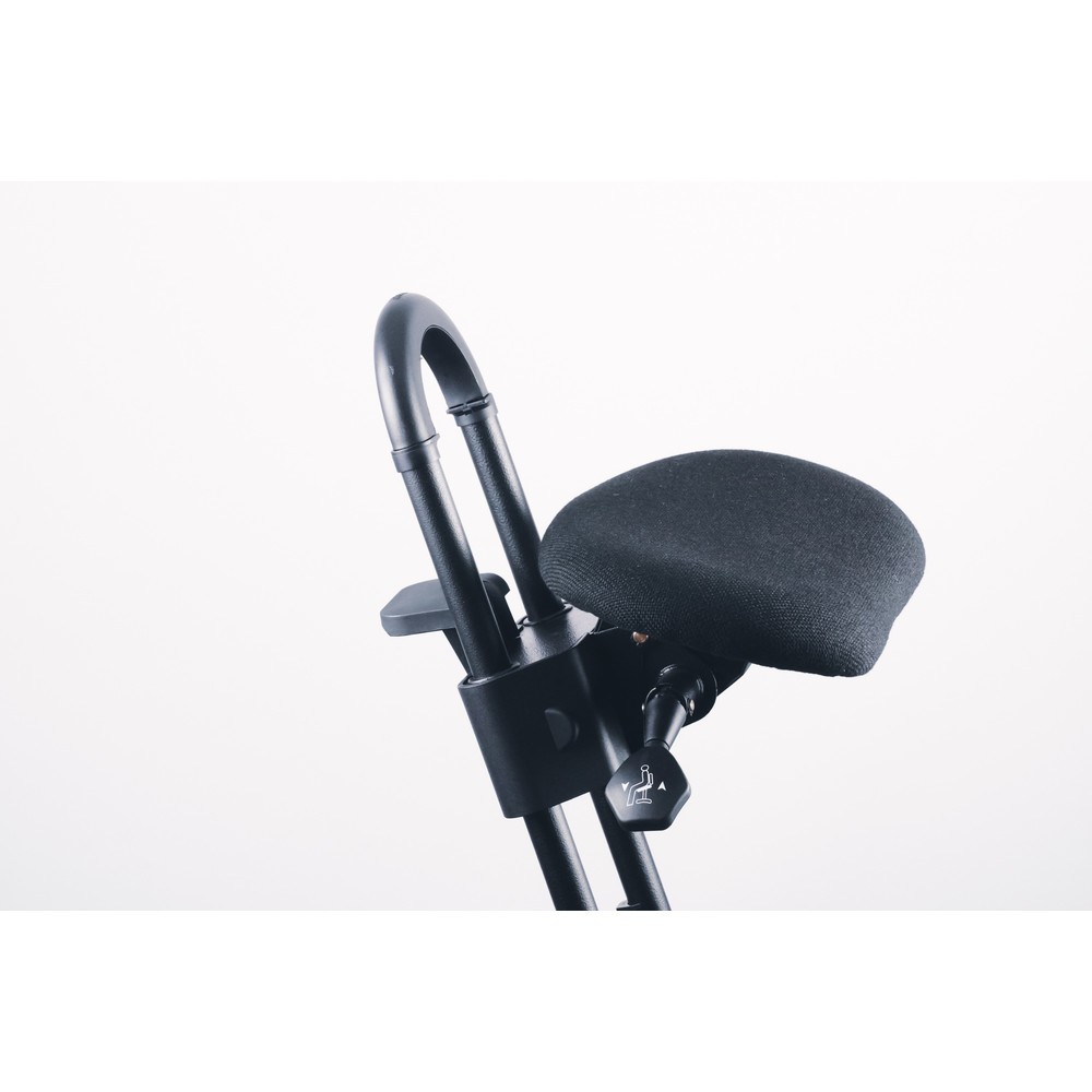 Productafbeelding nr. 11: Stahulp met wielen, stofbekleding, zithoogte 610-860 mm, vloerglijders, voet