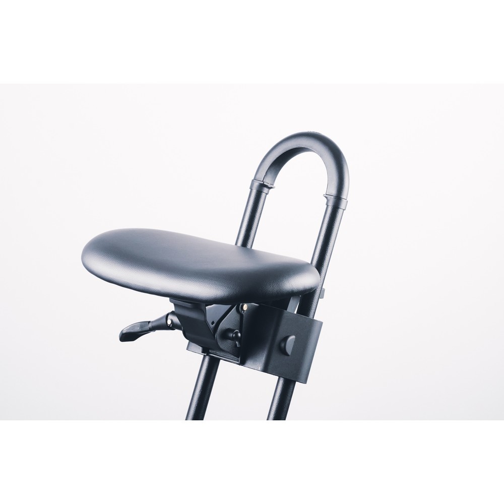 Productafbeelding nr. 9: Stahulp met wielen, kantelbare zitting van kunstleer, zithoogte 615-860 mm