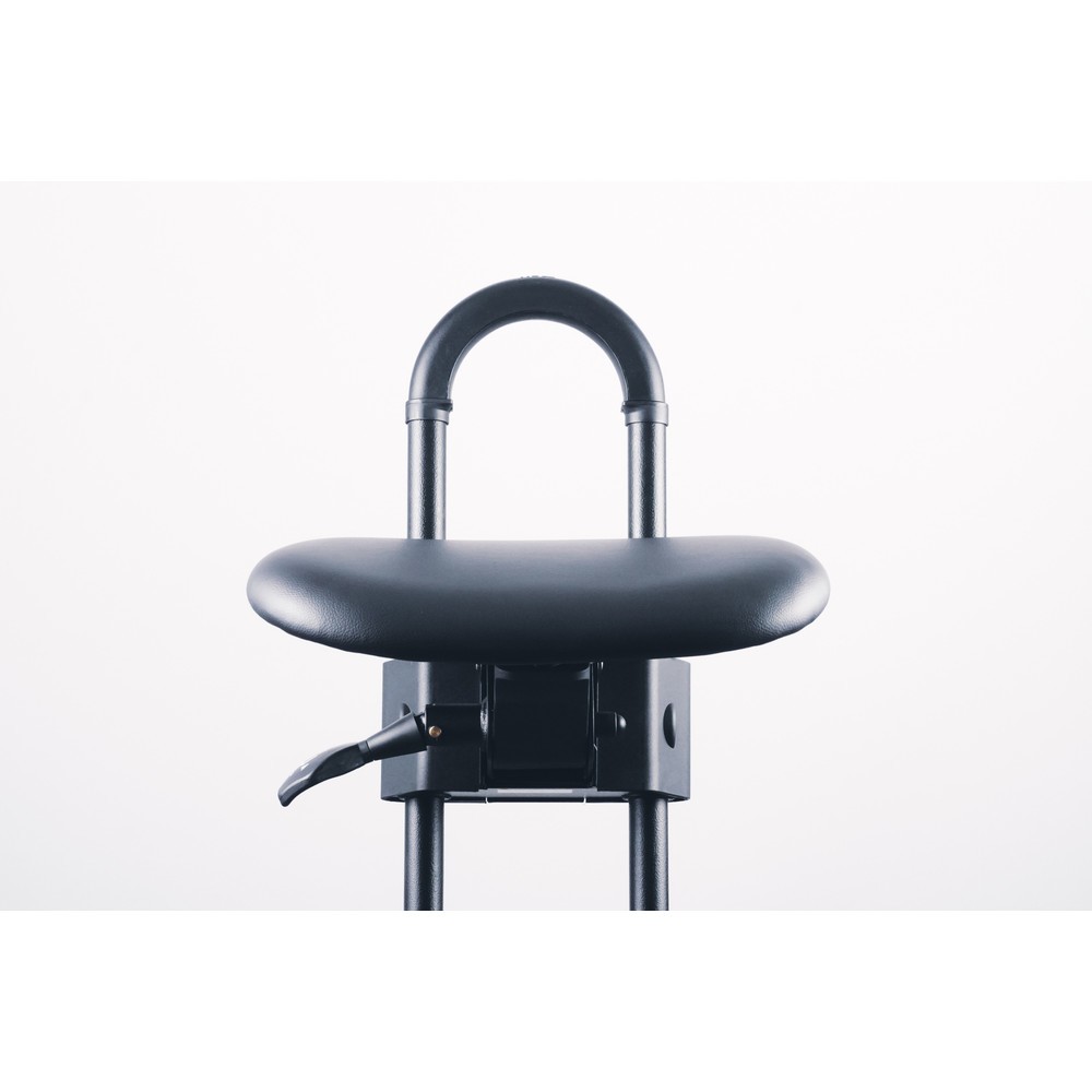 Productafbeelding nr. 11: Stahulp met wielen, kantelbare zitting van kunstleer, zithoogte 615-860 mm