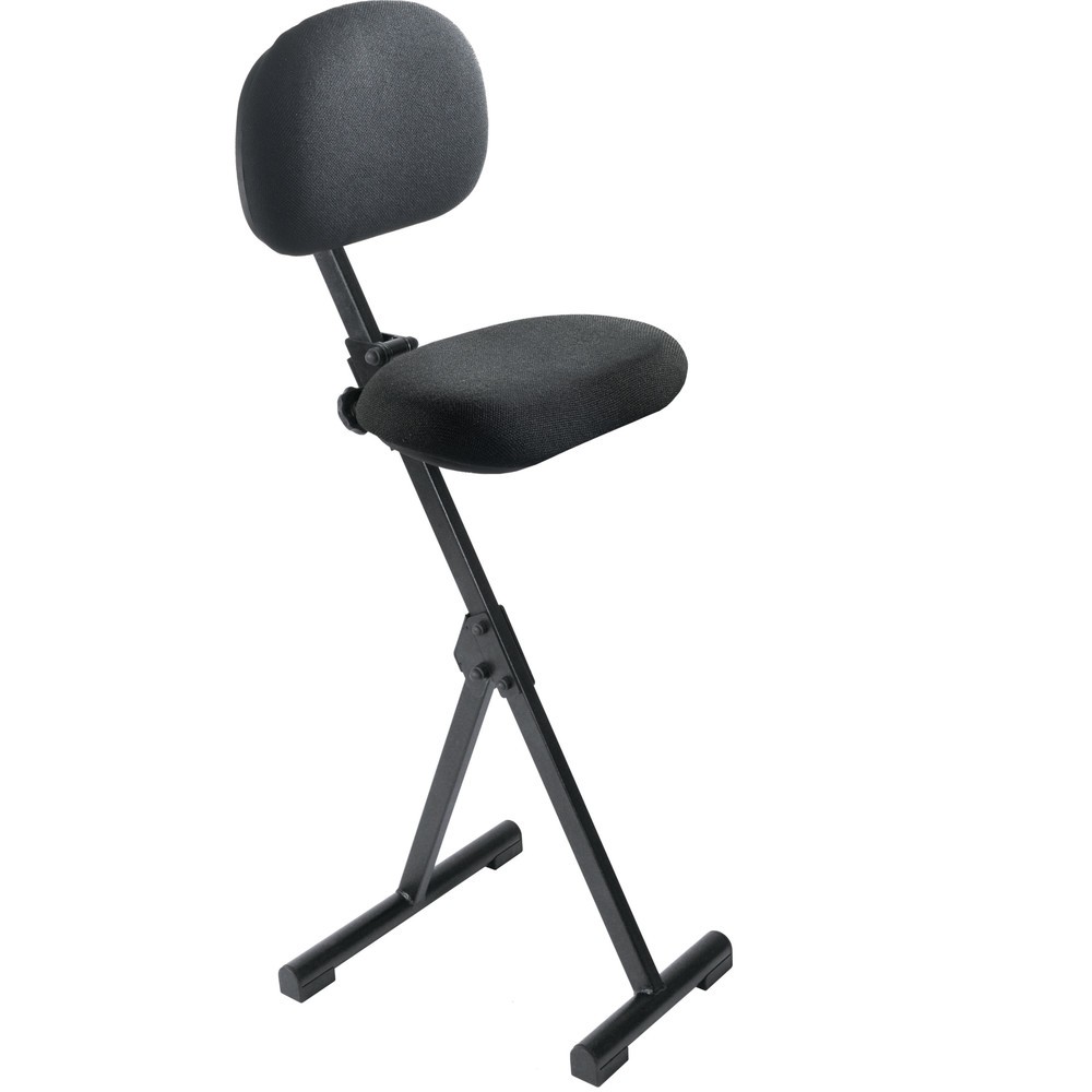 Productafbeelding nr. 1: Stahulp meychair, klapbaar, zithoogte 540-900 mm, vloerglijders, zwart