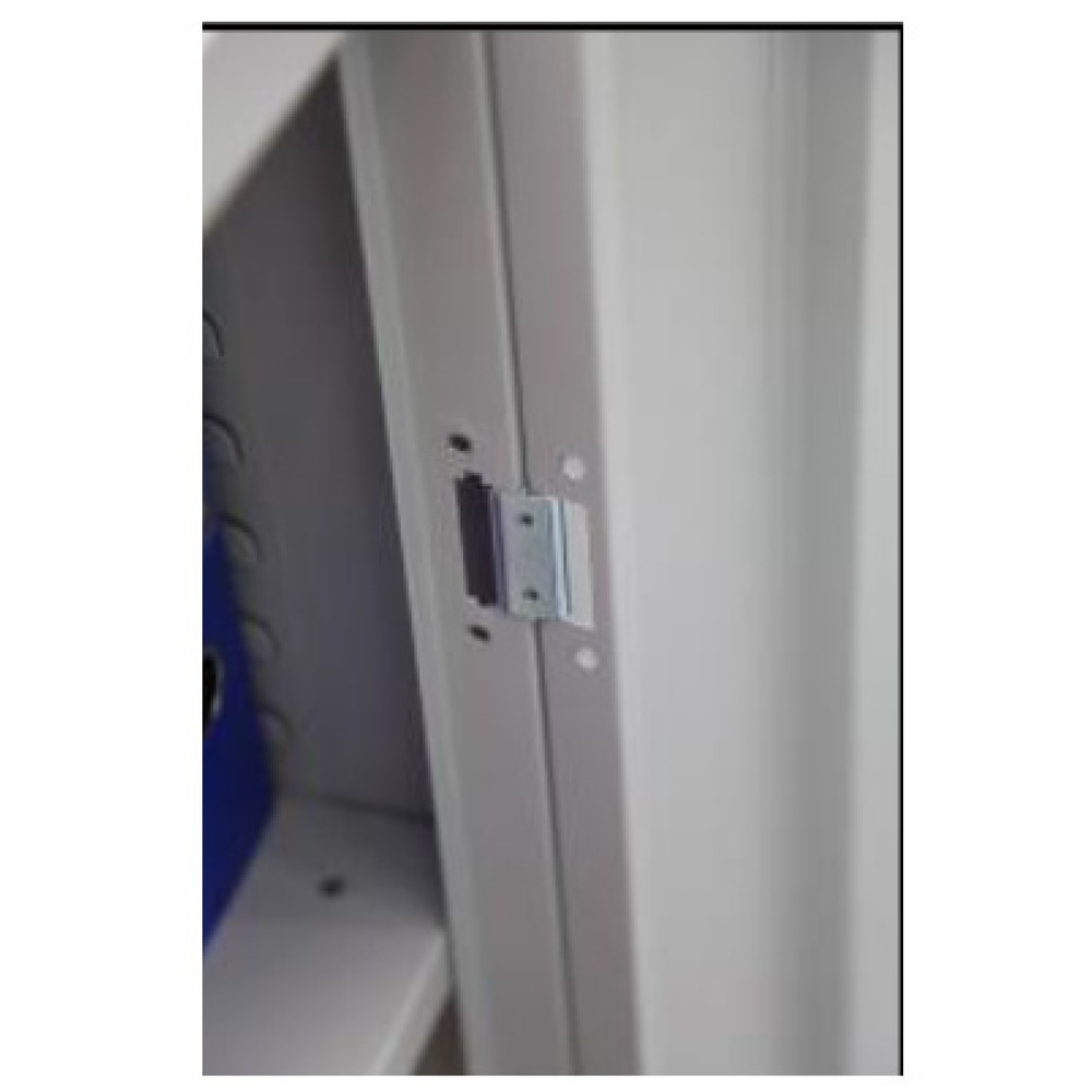 Productafbeelding nr. 6: Draaideurkast HEMMDAL HF-ST, 5 OH, hxbxd 1950 x 920 x 600 mm, verzinkte legborden, lichtgrijs