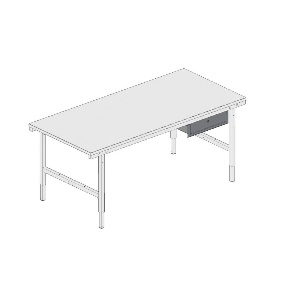 Productafbeelding nr. 3: Stalen lade voor paktafelsysteem, hxbxd 150 x 520 x 500 mm