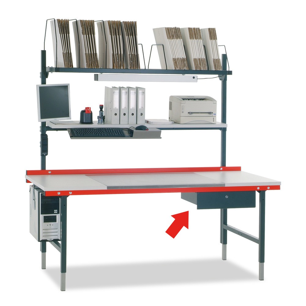 Productafbeelding nr. 5: Stalen lade voor paktafelsysteem, hxbxd 150 x 520 x 500 mm