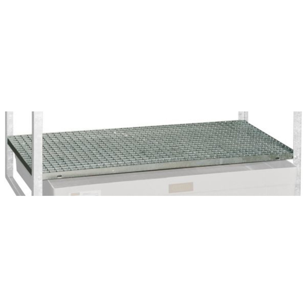 Product afbeelding: Stalen rooster voor vatenstelling CEMO type 360, 3e opslagniveau, hxbxd 30 x 1.300 x 620 mm