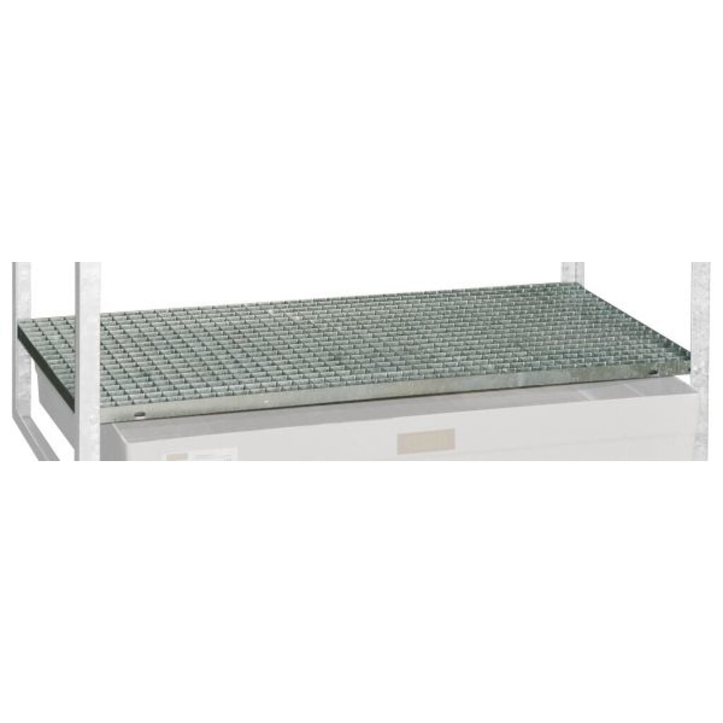 Product afbeelding: Stalen rooster voor vatenstelling CEMO type 360, 3e opslagniveau, hxbxd 30 x 1.300 x 620 mm