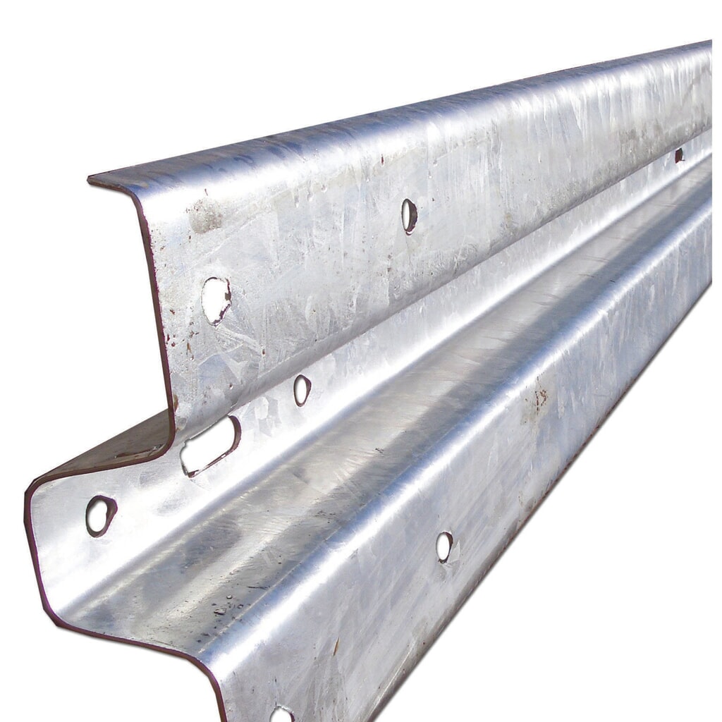 Product afbeelding: Stalen vangrail B-profiel, lengte 4.300 mm