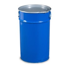Productafbeelding nr. 2: Stalen vat met deksel, UN-goedkeuring, binnenzijde blank, 60 liter