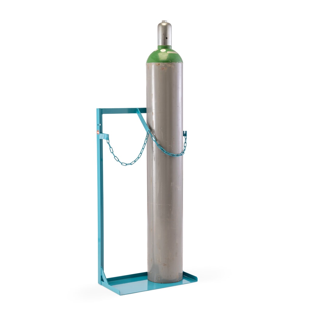 Product afbeelding: Standaard voor stalen gasflessen Ameise®, voor 2 flessen van 40-50 liter