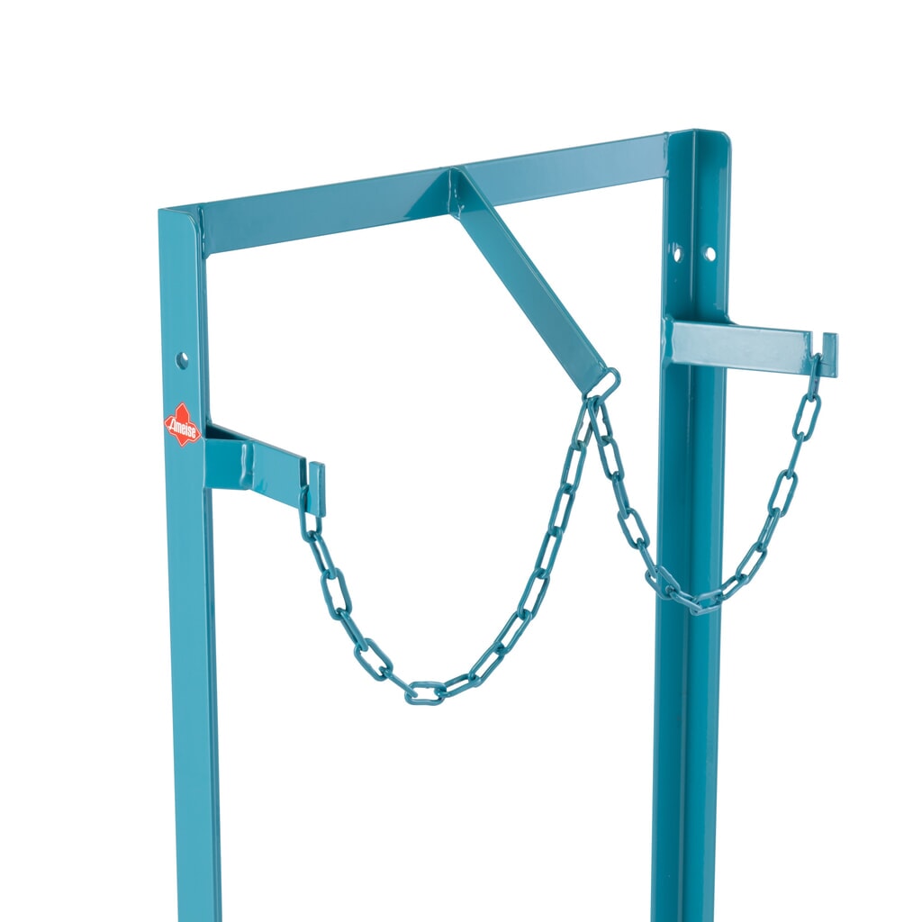 Standaard voor stalen gasflessen Ameise®, voor 2 flessen van 40-50 liter Productafbeelding nr. 5: Standaard voor stalen gasflessen Ameise®, voor 2 flessen van 40-50 liter