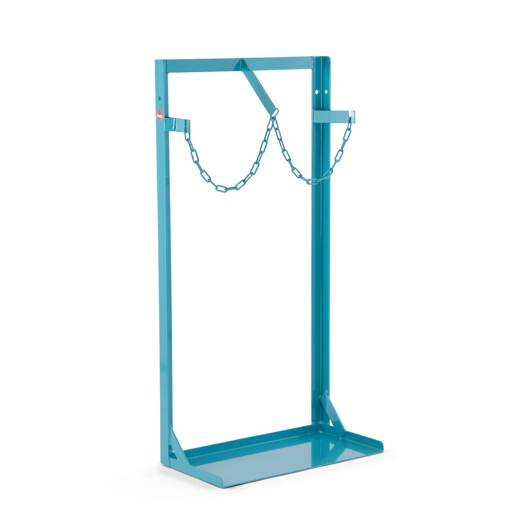 Standaard voor stalen gasflessen Ameise®, voor 2 flessen van 40-50 liter Productafbeelding nr. 7: Standaard voor stalen gasflessen Ameise®, voor 2 flessen van 40-50 liter