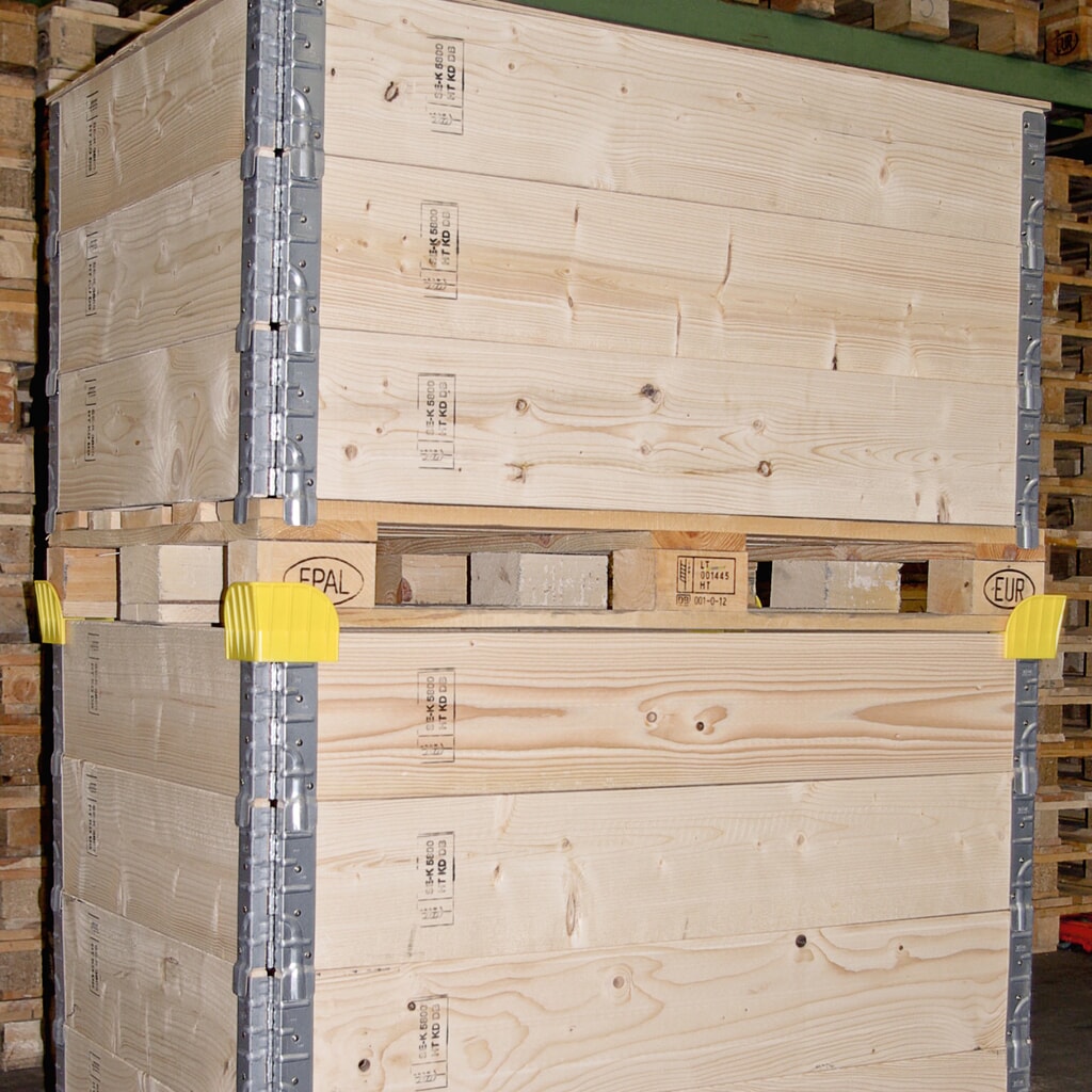 Stapelhoeken voor opzetranden, 20 Stuks/VE Productafbeelding nr. 2: Stapelhoeken voor opzetranden, 20 Stuks/VE