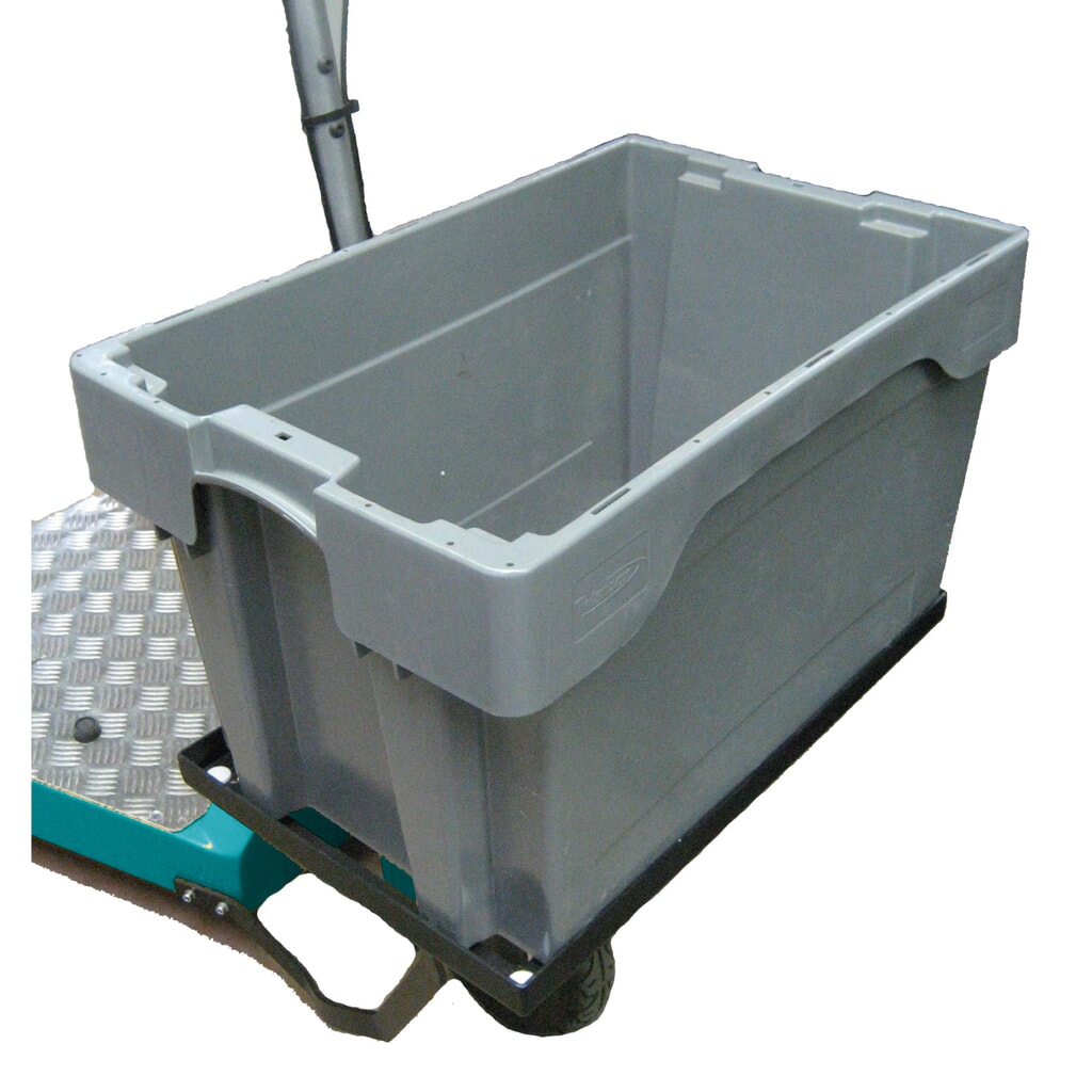 Stapelkrat voor elektrische transportstep Ameise® 1000, hxbxd 350 x 600 x 400 mm Product afbeelding: Stapelkrat voor elektrische transportstep Ameise® 1000, hxbxd 350 x 600 x 400 mm