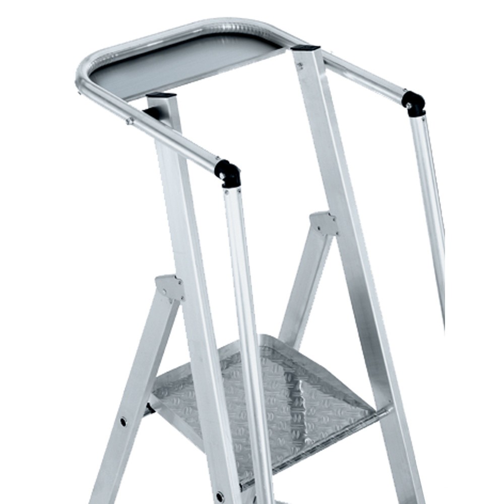 Productafbeelding nr. 2: Stationaire platformladder ZARGES, met veiligheidsleuning, stahoogte 0,52 m