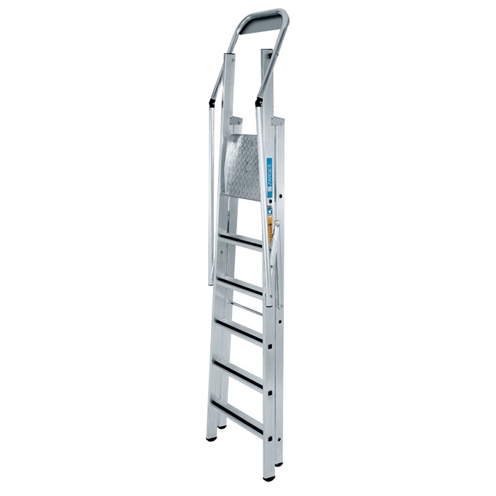 Productafbeelding nr. 3: Stationaire platformladder ZARGES, met veiligheidsleuning, stahoogte 0,52 m