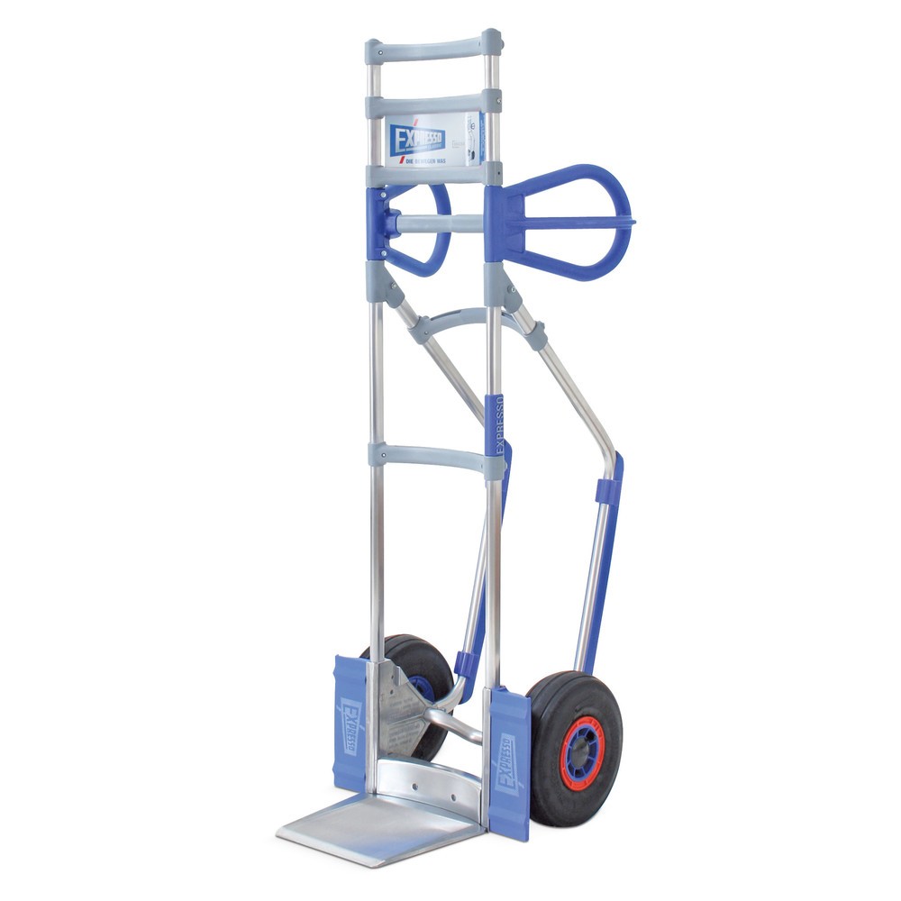 Productafbeelding nr. 1: Steekwagen EXPRESSO van aluminium, capaciteit 300 kg, steek bxd 245 x 220 mm, grote veiligheidsgrepen