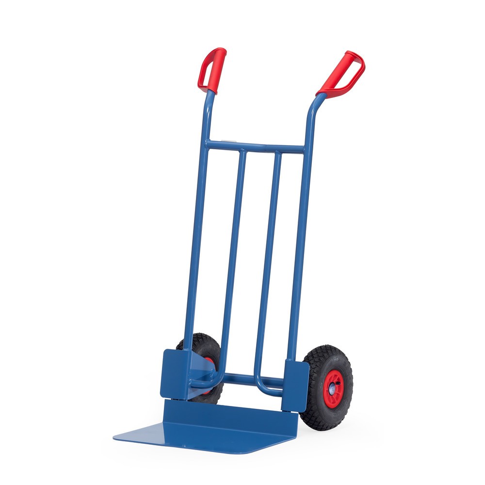 Product afbeelding: Steekwagen fetra®, draagvermogen 250 kg, steekplaat bxd 480 x 300 mm, enkelvoudig, luchtbanden