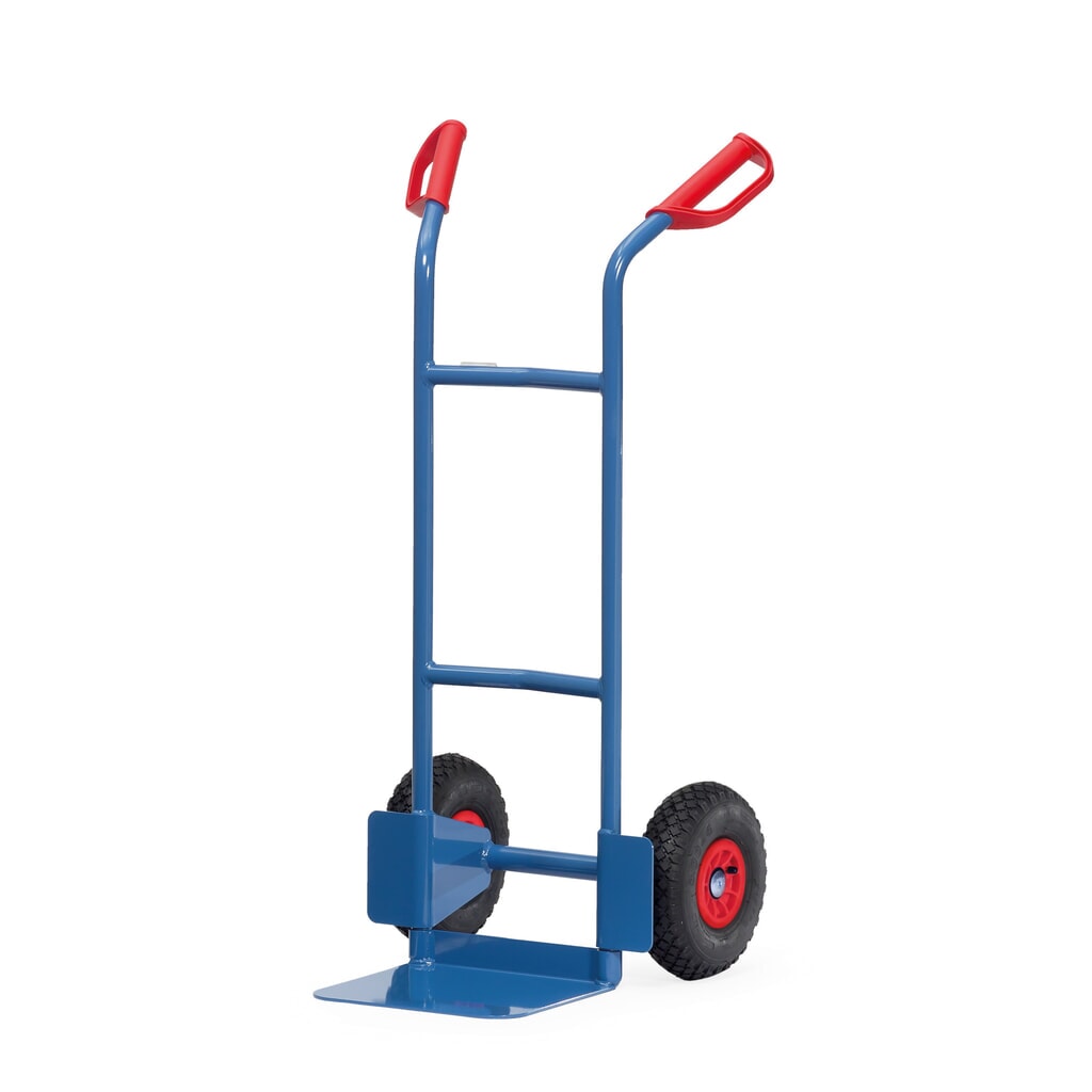 Productafbeelding nr. 1: fetra® stapelkar, hoogte 1.150 mm, draagvermogen 200 kg, schep BxD 320 x 250 mm, eenvoudig, luchtbanden