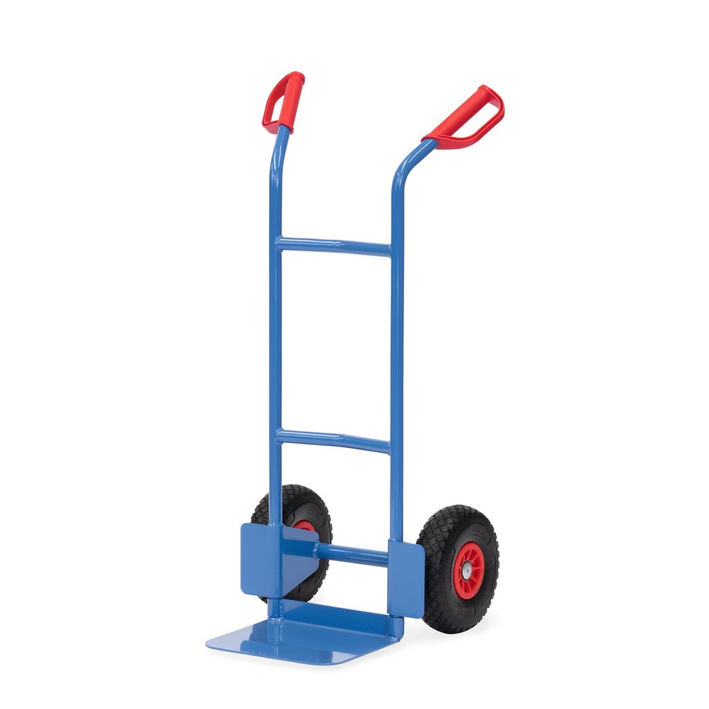 Product afbeelding: Steekwagen fetra®, draagvermogen 200 kg, steekplaat bxd 320 x 250 mm, enkelvoudig, PU-banden