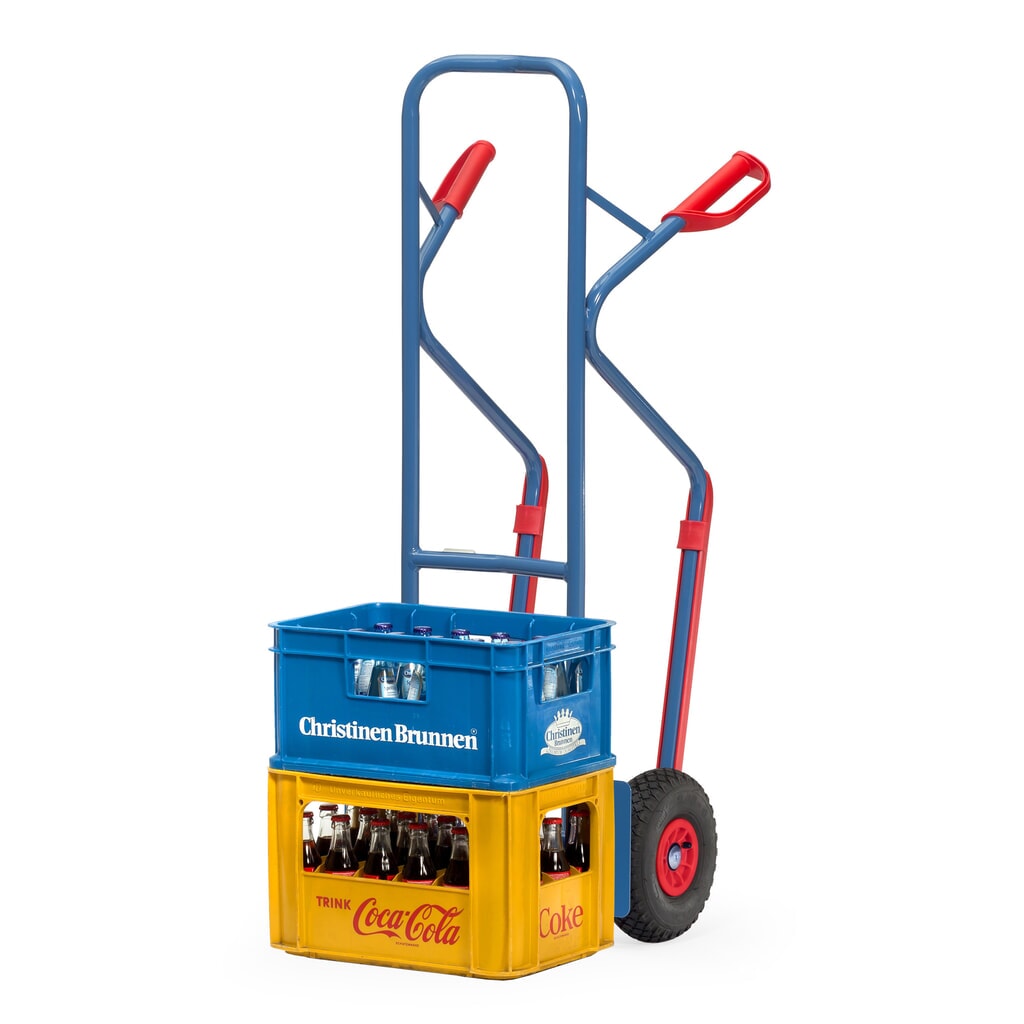 Steekwagen fetra®, draagvermogen 300 kg, steekplaat bxd 320 x 250 mm, met glijvlakken, luchtbanden Productafbeelding nr. 2: Steekwagen fetra®, draagvermogen 300 kg, steekplaat bxd 320 x 250 mm, met glijvlakken, luchtbanden