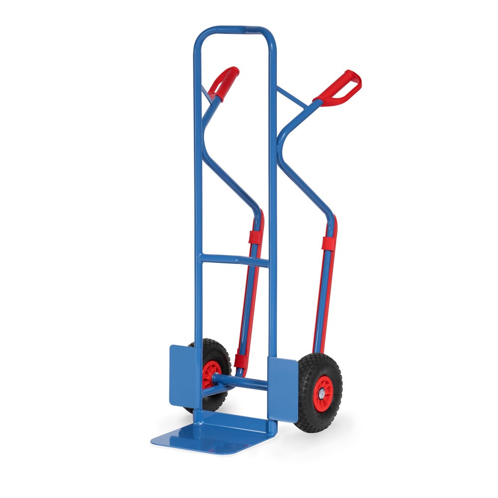 Product afbeelding: Steekwagen fetra®, draagvermogen 300 kg, steekplaat bxd 320 x 250 mm, met glijvlakken, PU-banden