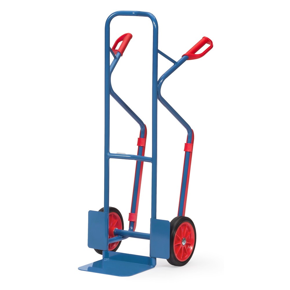 Product afbeelding: Steekwagen fetra®, draagvermogen 300 kg, steekplaat bxd 320 x 250 mm, met glijvlakken, volrubber banden