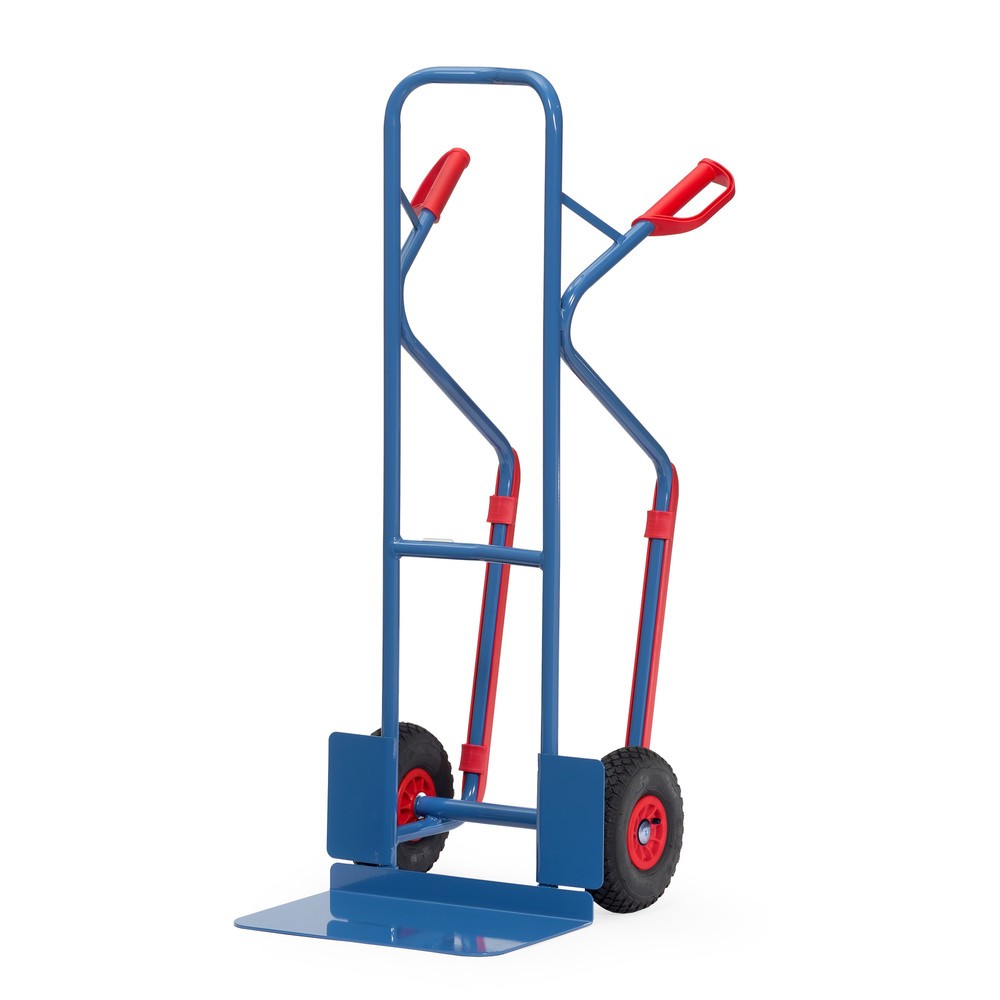 Product afbeelding: Steekwagen fetra®, draagvermogen 300 kg, steekplaat bxd 480 x 300 mm, met glijvlakken, luchtbanden