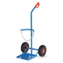 Productafbeelding nr. 1: Steekwagen fetra® voor stalen flessen, voor 1 stalen fles van 33 liter, luchtbanden