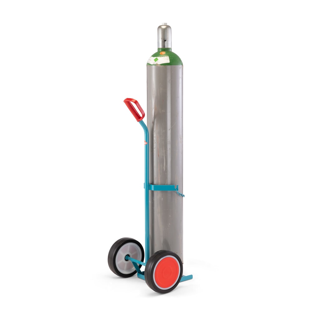 Productafbeelding nr. 6: Steekwagen voor stalen gasflessen Ameise®, voor 1 fles van 20-50 liter, volrubber banden