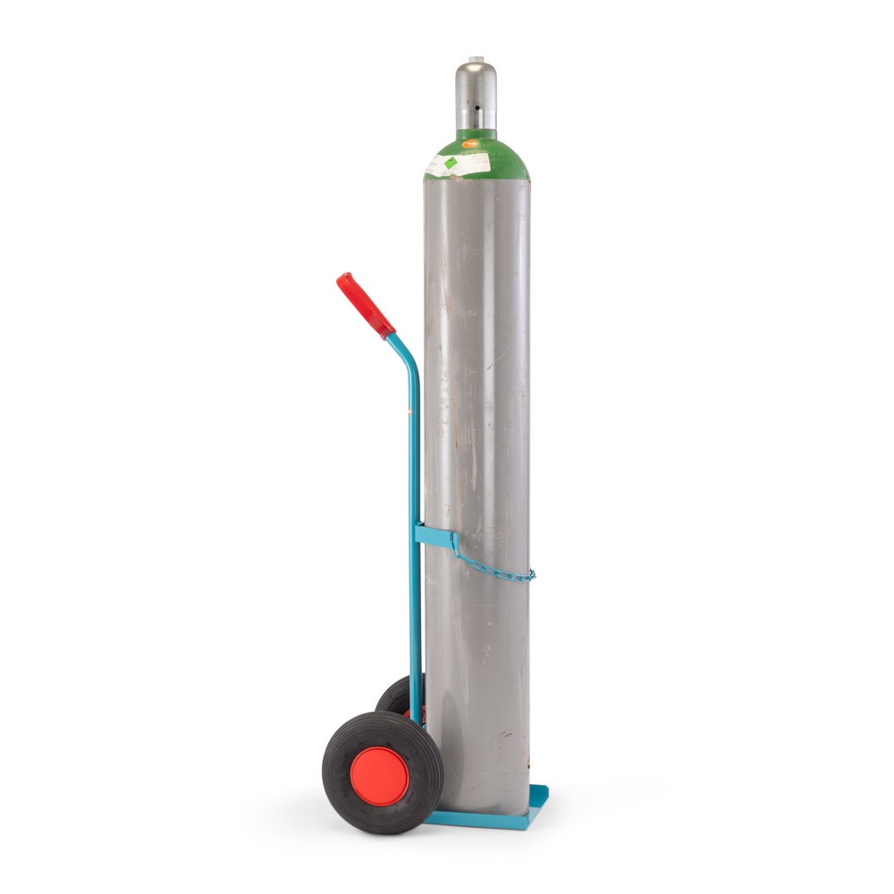 Productafbeelding nr. 8: Steekwagen voor stalen gasflessen Ameise®, voor 1 fles van 20-50 liter, luchtbanden