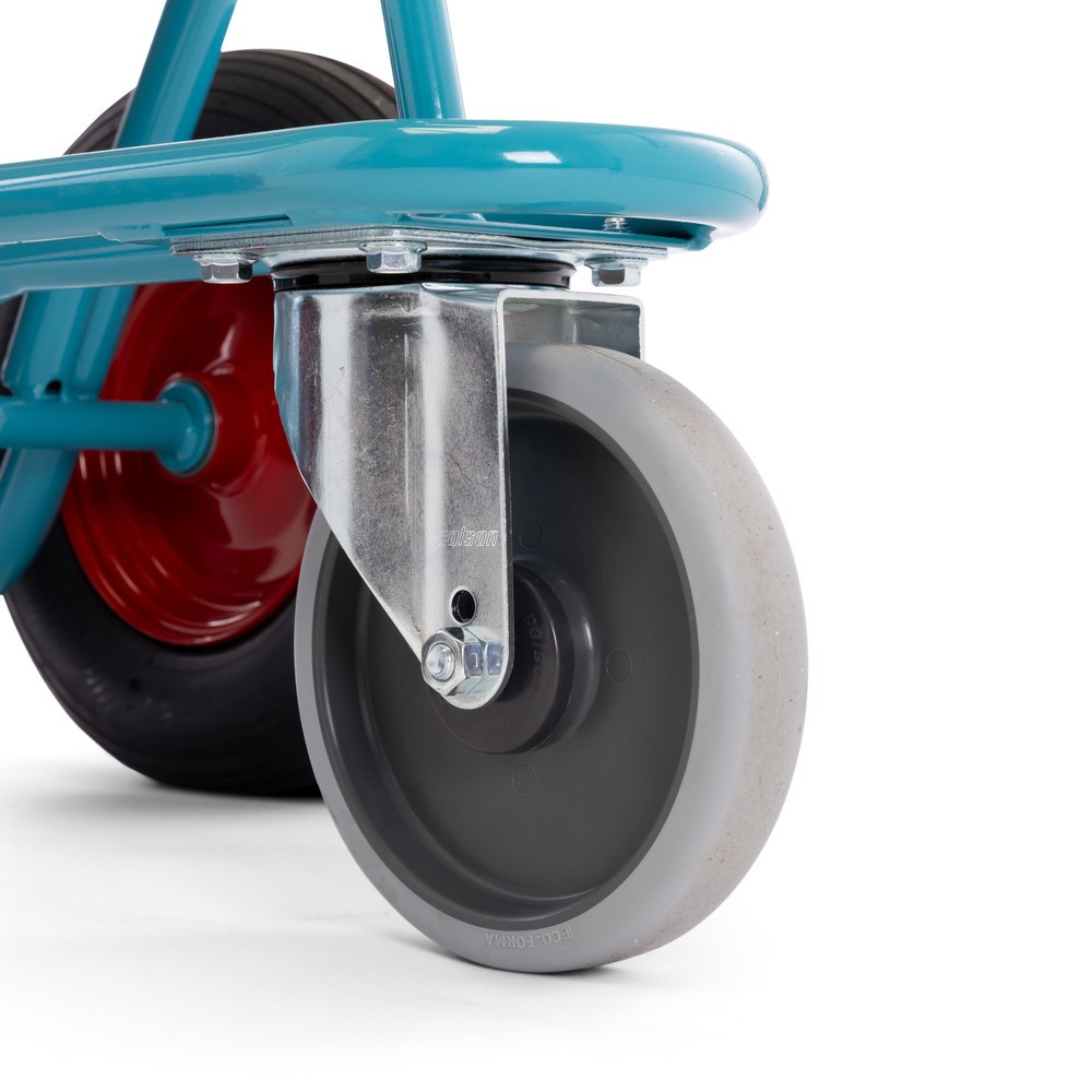 Productafbeelding nr. 2: Steekwagen voor stalen gasflessen Ameise®, voor 2 flessen van 40-50 liter, steunwiel, luchtbanden