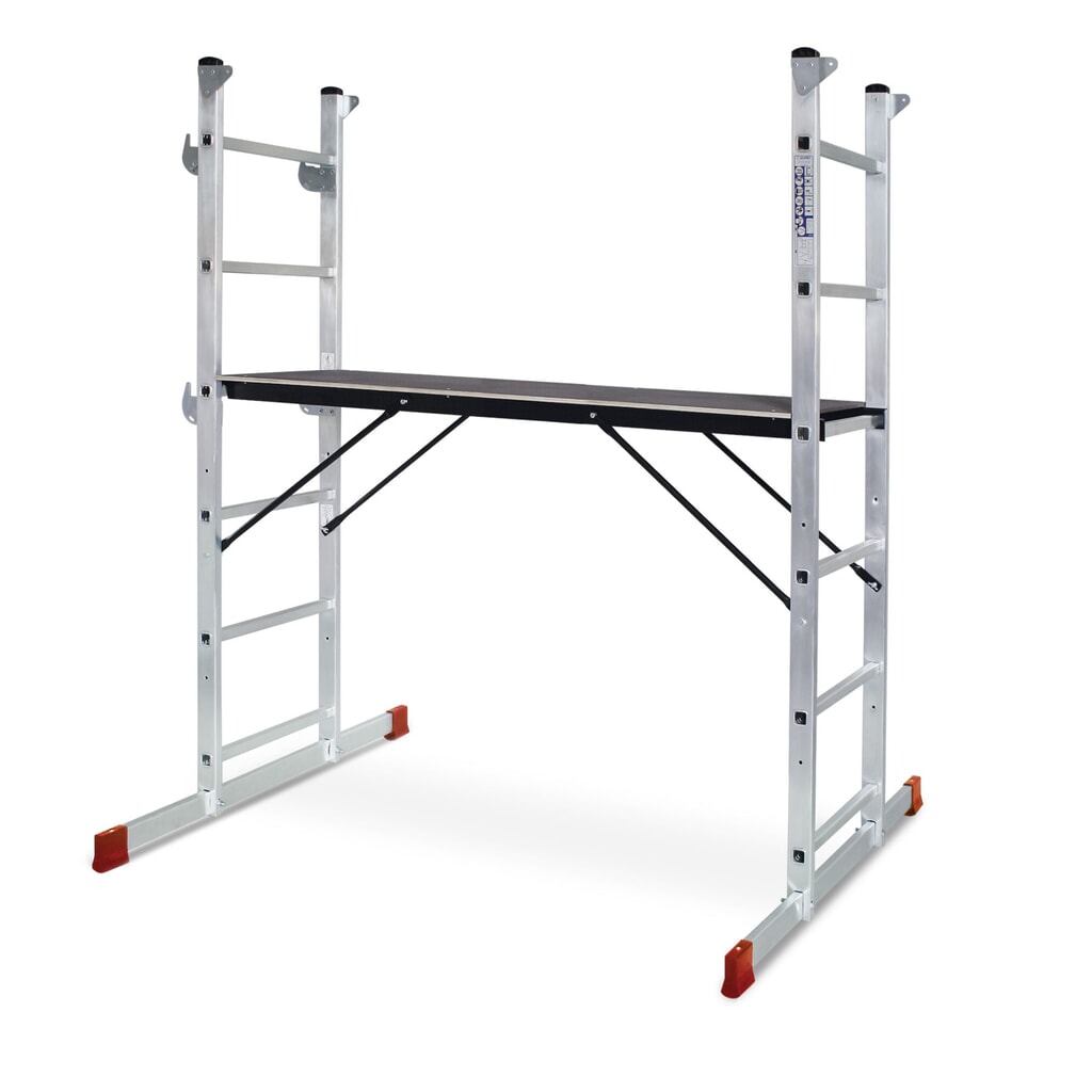 Productafbeelding nr. 1: Steiger HEMMDAL van aluminium 3 in 1, draagvermogen 135 kg