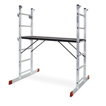 Productafbeelding nr. 1: Steiger HEMMDAL van aluminium 3 in 1, draagvermogen 135 kg