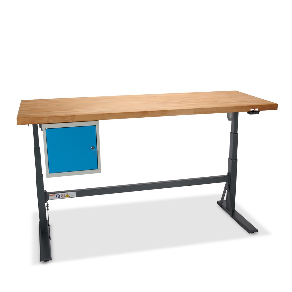Productafbeelding nr. 10: Elektrisch in hoogte verstelbare werkbank Steinbock® e-Adjust, met onderbouwkast, hxbxd 700-1.170 x 2.000 x 750 mm, draagvermogen 350 kg