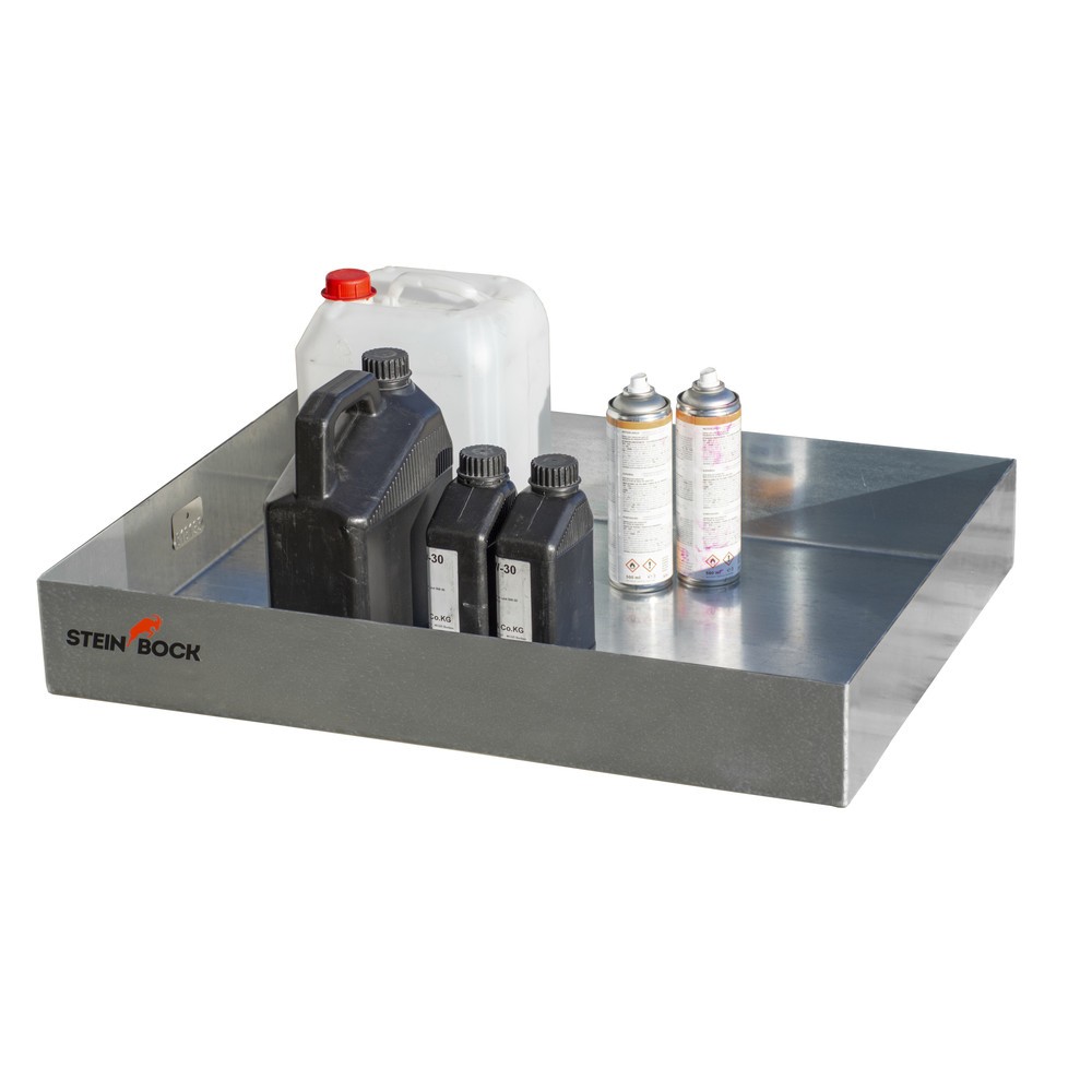 Productafbeelding nr. 2: Steinbock® pallet-lekbak, van staal, verzinkt, h x b x d 120 x 600 x 800 mm, inhoud 45 liter