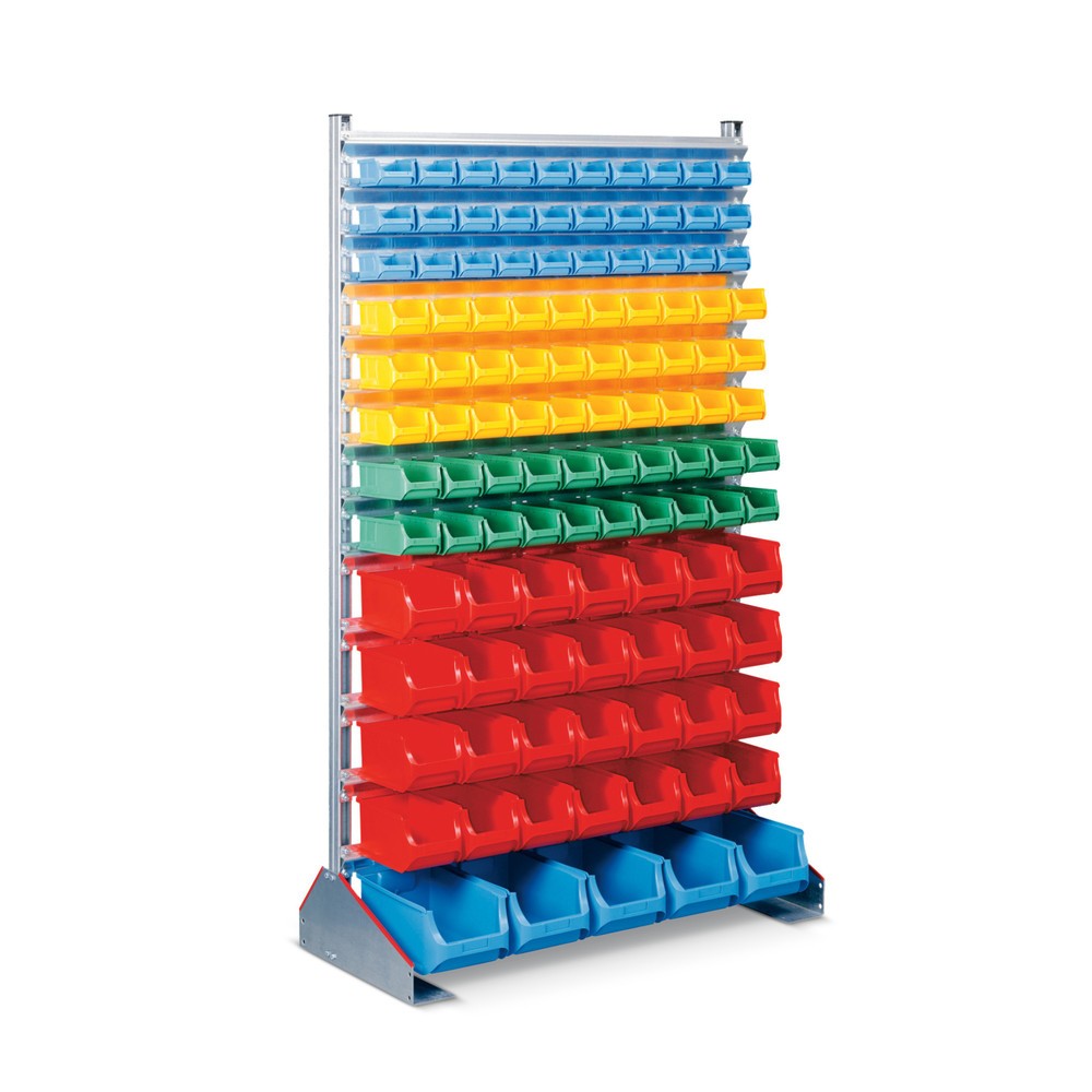 Product afbeelding: Stelling met magazijnbakken, 1-zijdig, hxbxd 1.900 x 1.130 x 500 mm