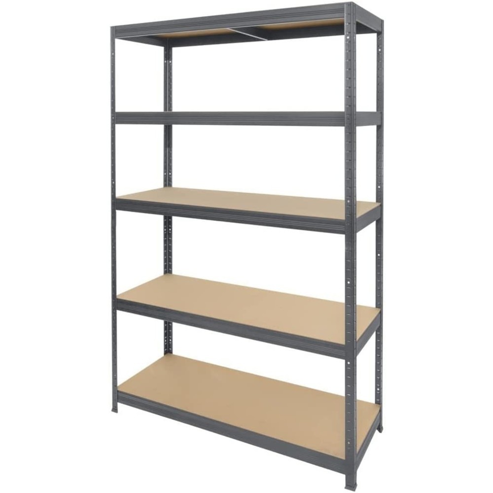 Productafbeelding nr. 1: Stelling voor zware lasten HEMMDAL type M+, grafietgrijs - 180 x 120 x 60 cm - tot 750 kg
