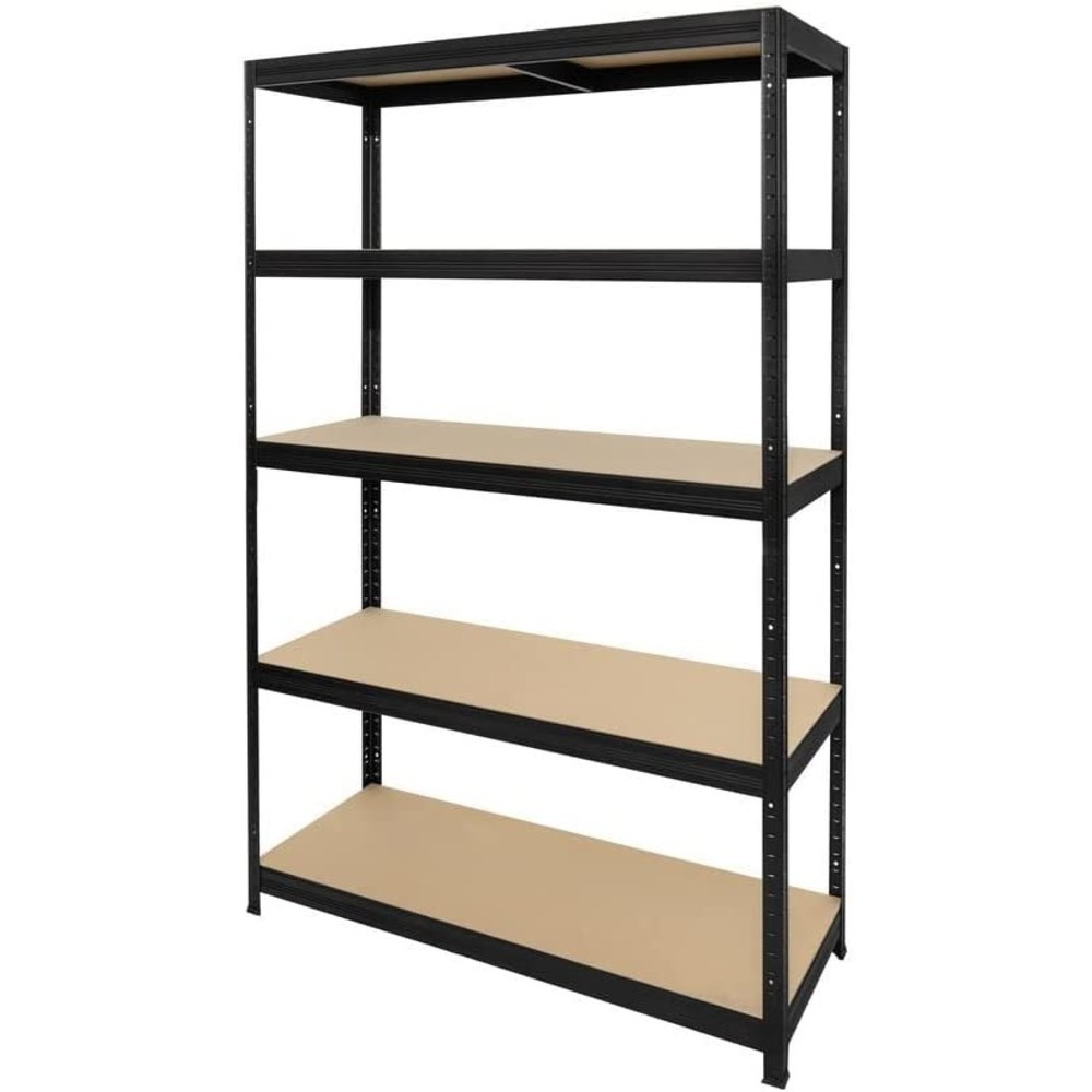 Productafbeelding nr. 1: Stelling voor zware lasten HEMMDAL type M+, zwart - 180 x 120 x 60 cm - tot 750 kg