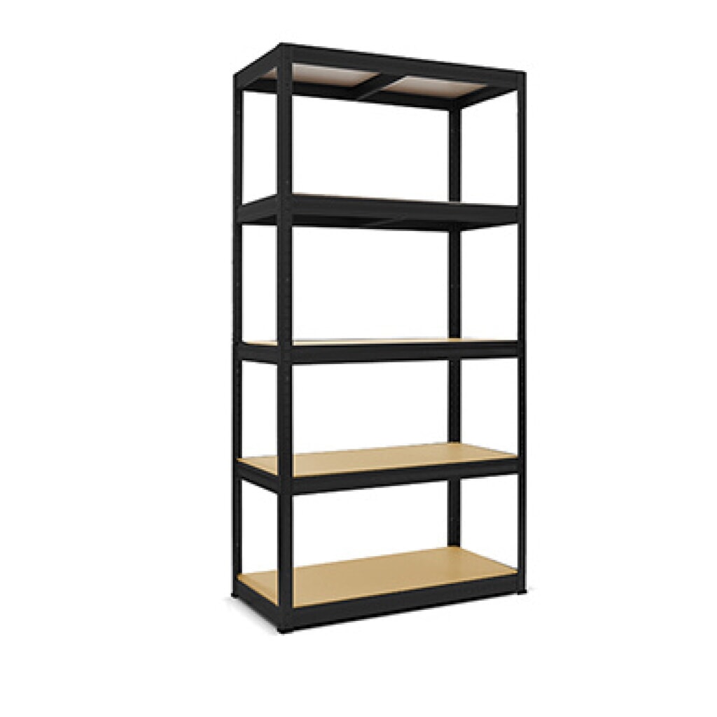 Stelling voor zware lasten HEMMDAL type XS, zwart - 180 x 75 x 35 cm - tot 750 kg Product afbeelding: Stelling voor zware lasten HEMMDAL type XS, zwart - 180 x 75 x 35 cm - tot 750 kg
