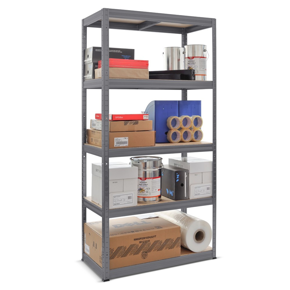 Productafbeelding nr. 5: Stelling voor zware lasten HEMMDAL type S, grafietgrijs - 180 x 90 x 45 cm - tot 750 kg