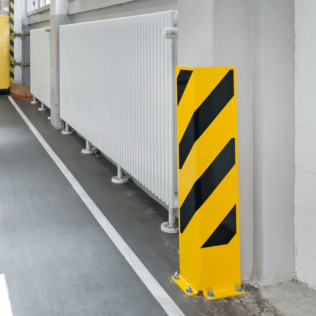 Stellingbeschermer, hoekprofiel, hxl 800 x 160 mm, dikte 6 mm Productafbeelding nr. 3: Stellingbeschermer, hoekprofiel, hxl 800 x 160 mm, dikte 6 mm