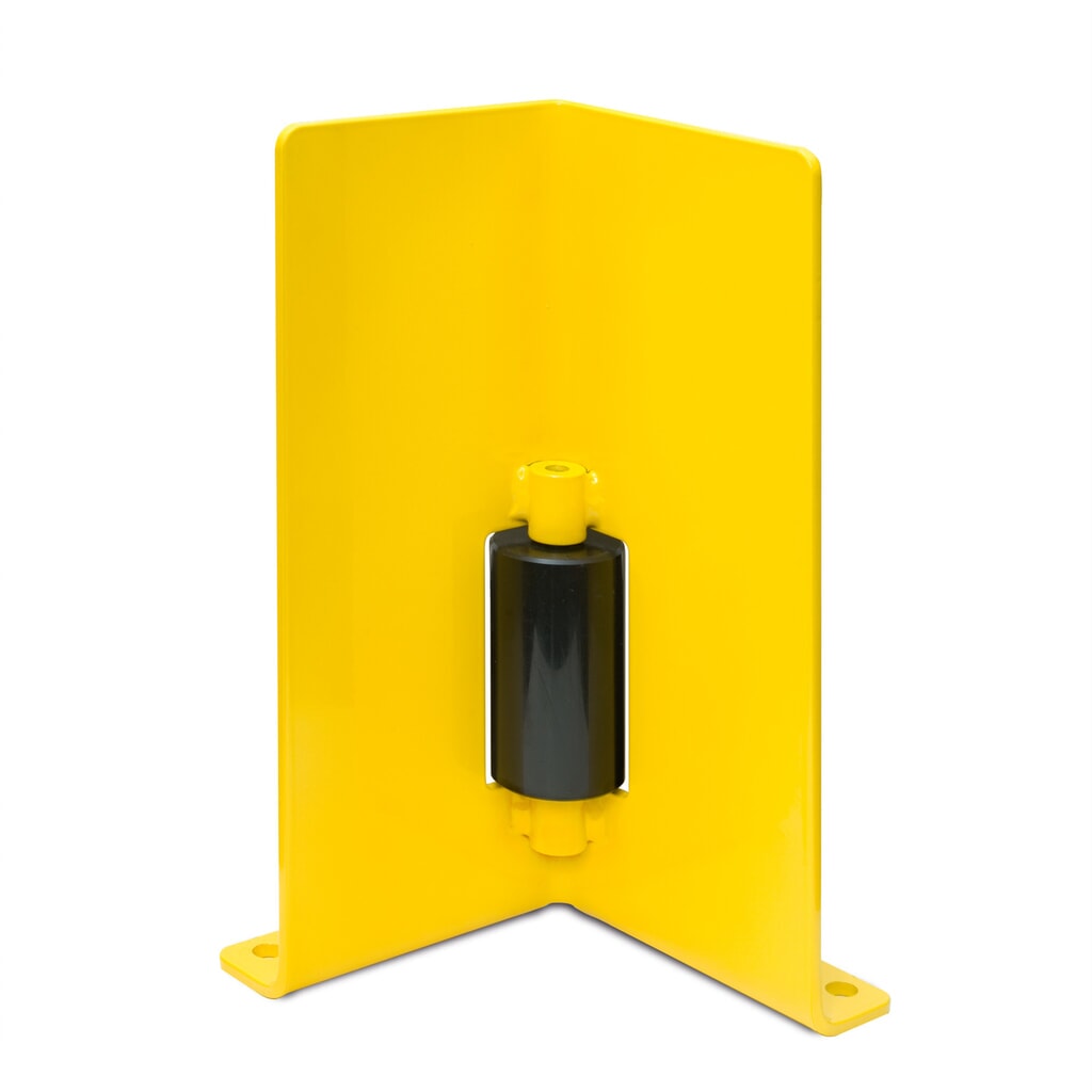 Aanrijbescherming met geleidingsrol, hoekprofiel, hxbxd 400 x 160 x 160 mm Productafbeelding nr. 3: Aanrijbescherming met geleidingsrol, hoekprofiel, hxbxd 400 x 160 x 160 mm