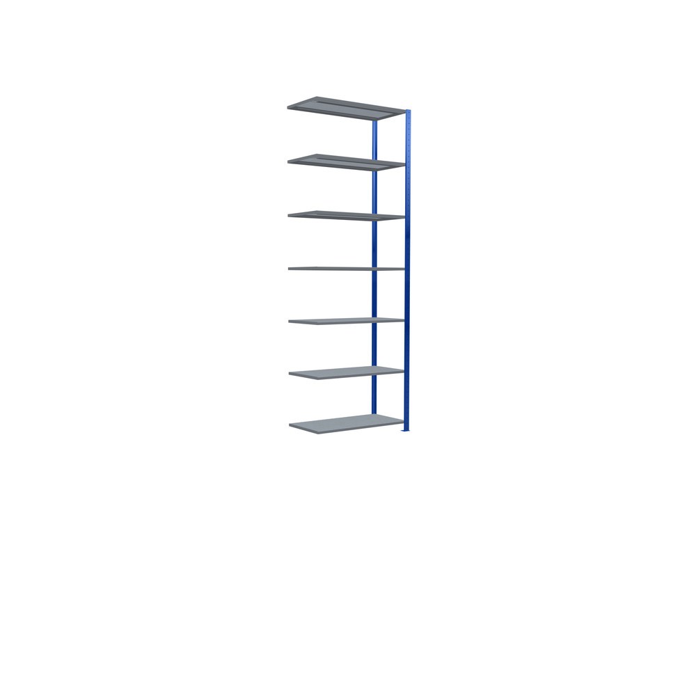Productafbeelding nr. 2: Legbordstelling SCHULTE steekmontage, AE, VL 330 kg, gentiaanblauw / verzinkt, hxbxd 3.000 x 1.000 x 500 mm