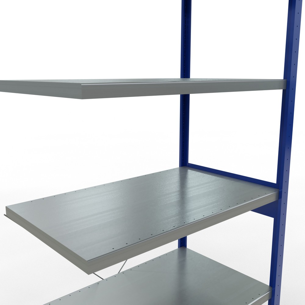Productafbeelding nr. 5: Legbordstelling SCHULTE steekmontage, AE, VL 330 kg, gentiaanblauw / verzinkt, hxbxd 2.500 x 1.000 x 600 mm