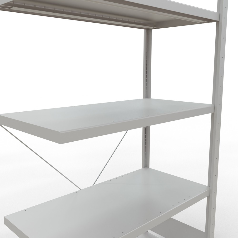 Productafbeelding nr. 5: Legbordstelling SCHULTE steekmontage, AE, VL 330 kg, lichtgrijs, hxbxd 2.000 x 1.000 x 500 mm