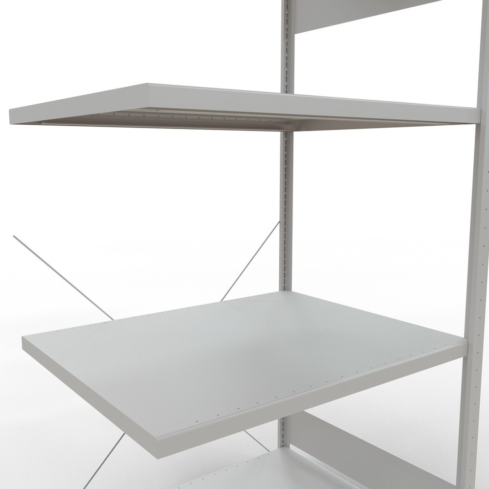 Productafbeelding nr. 5: Legbordstelling SCHULTE steekmontage, AE, VL 330 kg, lichtgrijs, hxbxd 2.000 x 1.000 x 800 mm